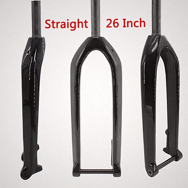 15x110mm Boost Bicycle Fork Carbon MTB Bicycle Hard Fork Disc Brake Thru Axle