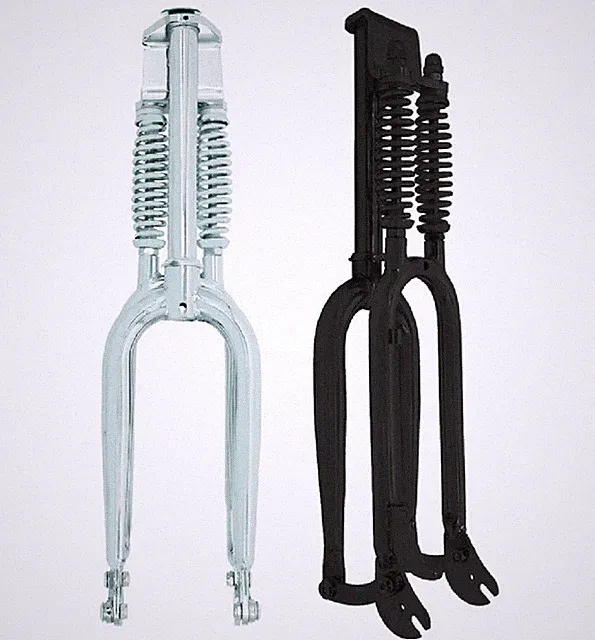 20" Dual Springer Fork 1" Threadless Cruiser Bicycle Classic Disc Brake Fat Bike