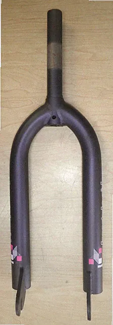 20" MONGOOSE "FREESTYLE GIRL" MATTE GRAY BMX STYLE BICYCLE FORK PARTS 527