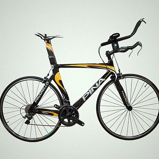2012 Pinarello FT3 Ultegra/Dura-Ace TT/Triathlon Carbon Rim Brake Bike - 56cm
