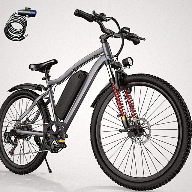 26" Electric Bike 720W Peak 30Mlies 25mph E Bikes Commuter 36V eMTB City Bike US