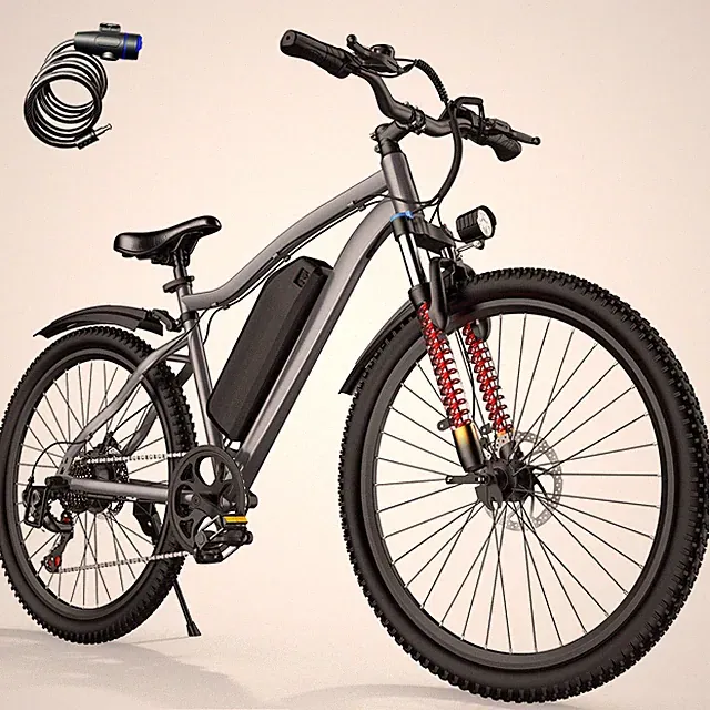 26" Electric Mountain Bike for Adults and Teens 750W 25MPH 30Miles City E-bike