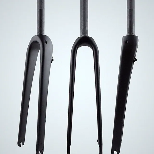 700C 42C Carbon fiber 1 1/8 road Gravel bike QR Fork - Flat Mount disc - matte