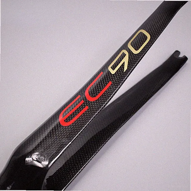 700C Carbon Fiber Road Bike Fixed Gear Threadless Fork Straight Steerer Rigid