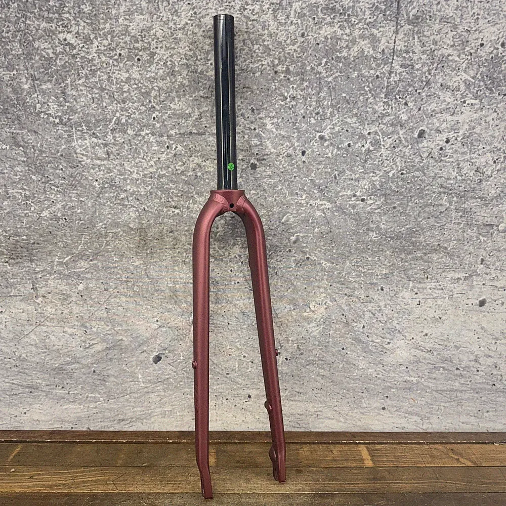 700c Fork 1 1/8 Threadless Disc Rigid Alloy QR Braze On Hybrid Gravel Tour Bike