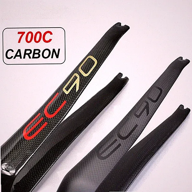 700C Full Carbon Fiber Road Bicycle Front Rigid Fork 1-1/8" Cycling Bike Parts