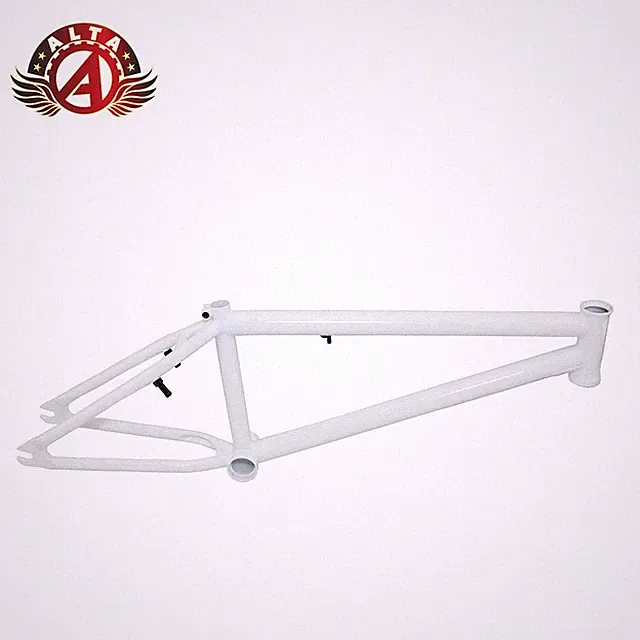 ALTA 20" BMX Freestyle Chromoly Frame White Finish – Custom Street/Park Build.