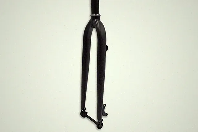 Bicycle Fork Rigid 700c Threadless Chromoly Matte Black