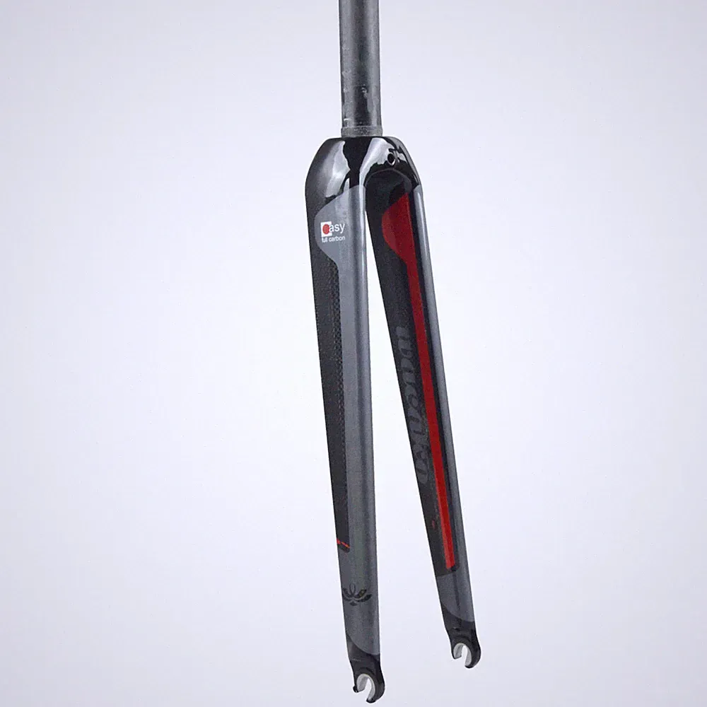 Carbon Fiber Road Bike Fork 700C Rigid Straight Bicycle Fornt Forks C Brake QR