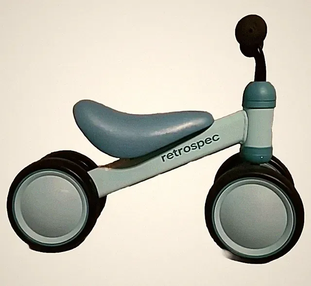 Cricket, Retrospec, Baby Walker Balance Bike with 4 Wheels for Ages 12-24 Months