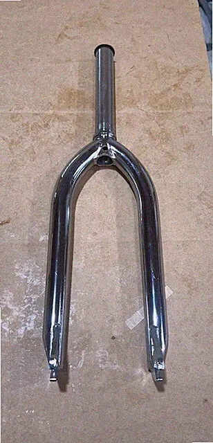 FREE SHIPPING - TNT BICYCLES 20" BMX FORK - CHROME PLATED (DISCOUNTED - B-STOCK)
