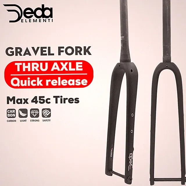 Gravel Bicycle Carbon Hard Fork Road Bike Rigid Fork 700C Straight/Tapered Tube