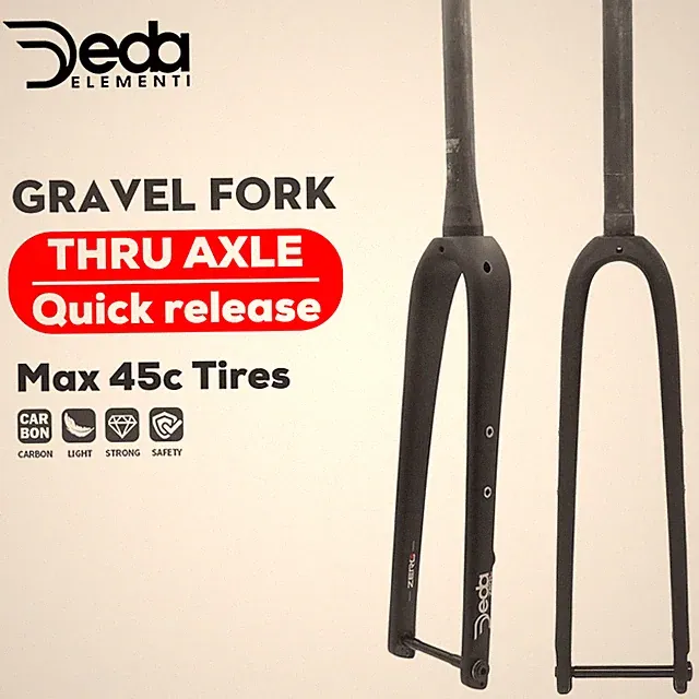 Gravel Road Bicycle Carbon Hard Fork Straight/Taper Tube Disc Brake Rigid Fork