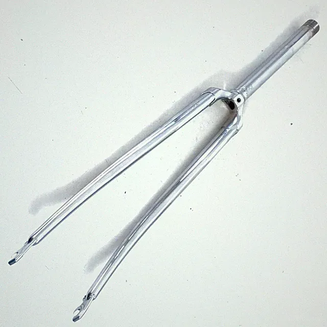 Mercier Vintage Chrome 700c Road Bike Fork 1"/187mm Steer Tube, 375 A-C