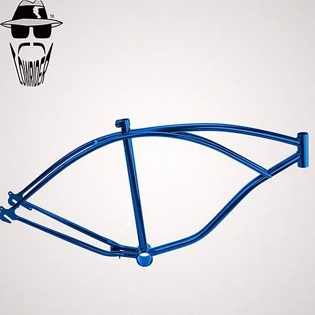ORIGINAL LOWRIDER 26" Blue Beach Cruiser Bicycle Frame – Custom Cruiser Build.
