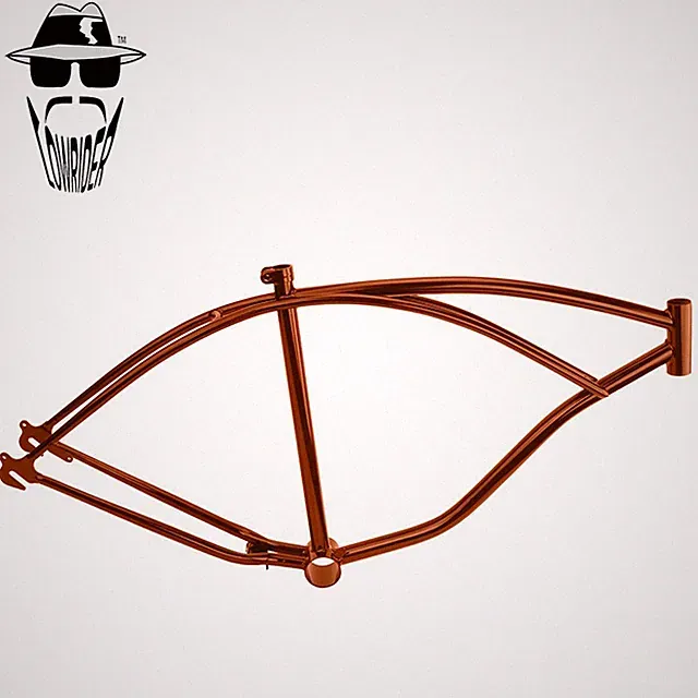 ORIGINAL LOWRIDER 26" Brown Beach Cruiser Bicycle Frame – Custom Cruiser Build.