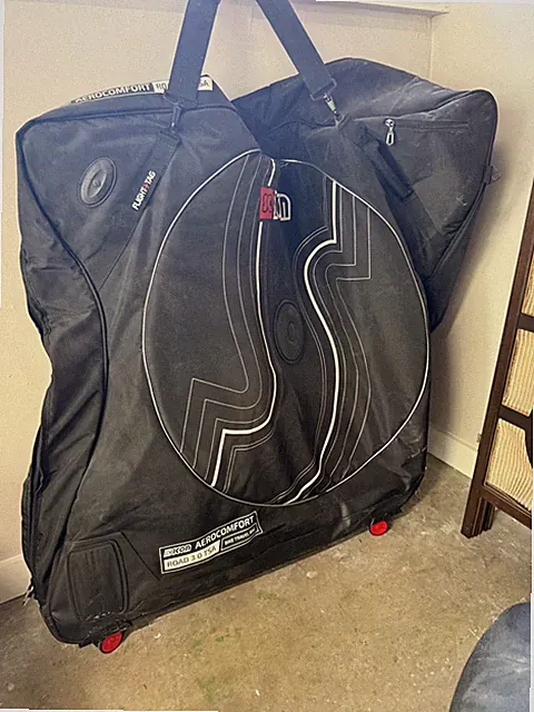 Sci-Con AeroComfort 3.0 TSA Triathlon Accessories Travel Bike Bag - Black...