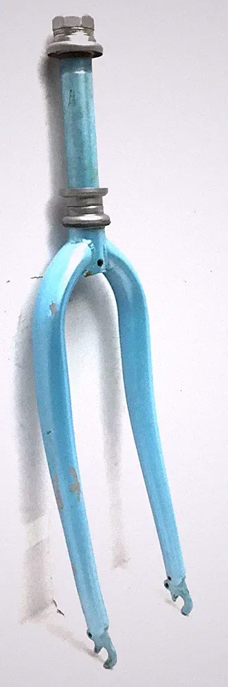 Trek 26" Bicycle Fork 1-1/8" Threaded Blue Fork Beach Cruiser Bike with Headset
