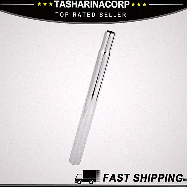 Universal Piece of 1 25.4x300mm Bike Seat Posts Bike Saddle Post Seat Tube Steel
