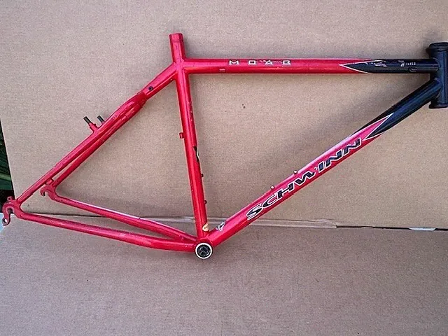 Vintage 26” Schwinn Moab, steel rigid mountain bike frame, size large 19"